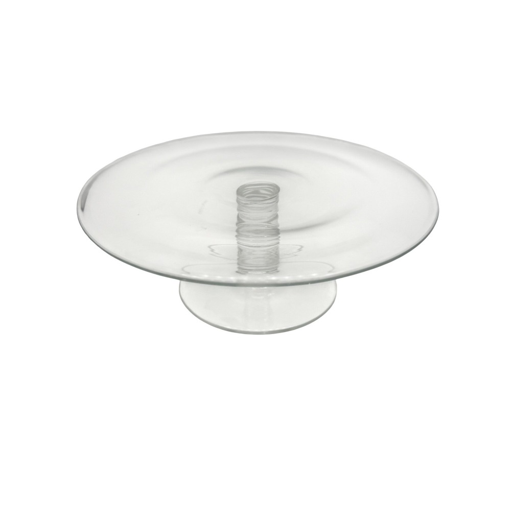 Vintage Tiffany & Co. "Mesa" Crystal Pedestal Cake Stand -‎ 11.25"